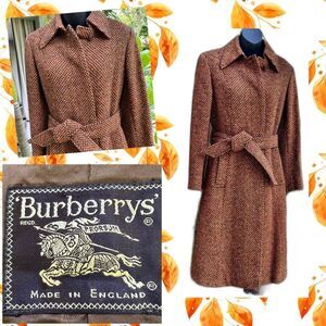 1960's Burberrys' Prorsum Irish Tweed Coat ~ A Vintage Masterpiece